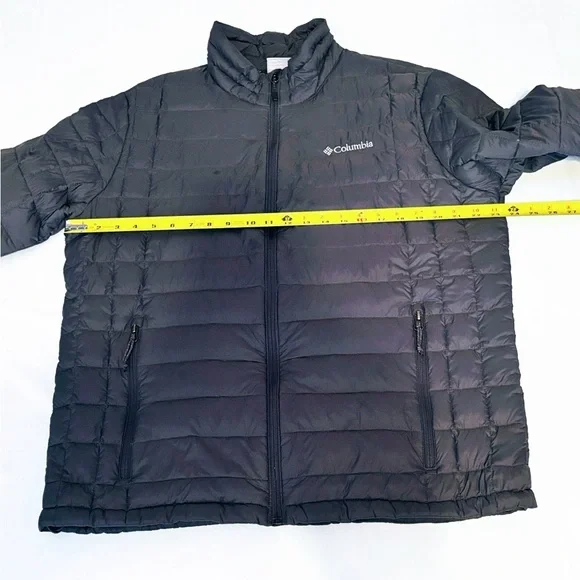 Columbia Turbodown Mens Jacket, Size L, Dark Gray - Picture 9 of 11